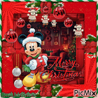 {Merry Christmas with Mickey Mouse}