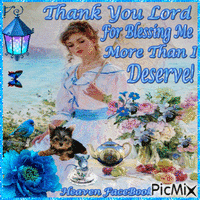 Thank You Lord For Blessing Me More Thank I Deserve! - GIF animé gratuit