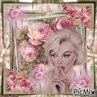 Marilyn Monroe, Actrice américaine animowany gif
