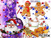 Biscuits de Noel ma création a partager  sylvie - Gratis animerad GIF