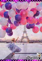 Happy Paris - Ilmainen animoitu GIF