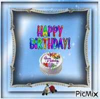 Happy Birthday - Бесплатный анимированный гифка