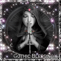 gothic blessings - GIF animé gratuit