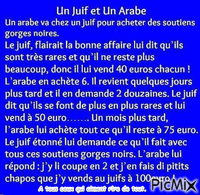 Un Juif et un Arabe - Darmowy animowany GIF