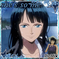 nico robin from one piece Animiertes GIF