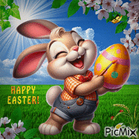 Happy Easter dear friends! - GIF animé gratuit
