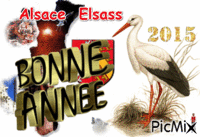 Alsace Elsass 67 ou 68 Animiertes GIF