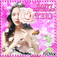 Happy Birthday Red Velvet's Makne Yeri - Bezmaksas animēts GIF