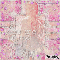You are my most beautiful dream - GIF animate gratis