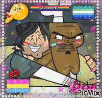 total drama queer icons GIF animado