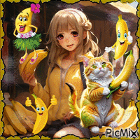Plátanos - Gratis animerad GIF
