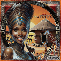 Die Schönheit Afrikas - GIF animado gratis