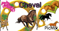 le cheval - Bezmaksas animēts GIF