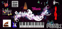 The music - Besplatni animirani GIF