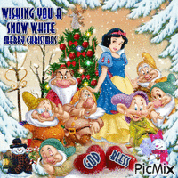 Snow White Christmas - Δωρεάν κινούμενο GIF