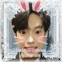 nct doyoung winter is coming and so am i - GIF animé gratuit