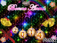 bonne année 2014! - GIF animate gratis