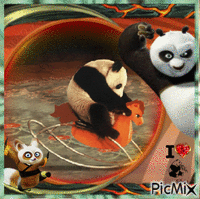 Panda - GIF animé gratuit