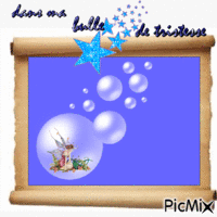 dans ma bulle de tristesse - Darmowy animowany GIF