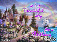 It's a Beautiful Day for a Birthday GIF animata