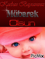 KURBAN BAYRAMIMIZ MÜBAREK OLSUN. - Zdarma animovaný GIF