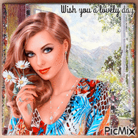Wish you a lovely day. Spring Animated GIF