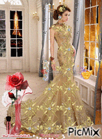 robe de soirée - GIF animate gratis