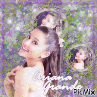 ✶ Ariana Grande {by Merishy} ✶ animovaný GIF