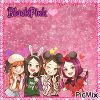 BlackPink アニメーションGIF