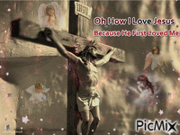 I love Jesus - Bezmaksas animēts GIF