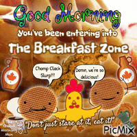 The Breakfast Zone GIF animé