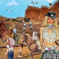 COWGIRL animuotas GIF
