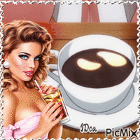 Café crème animowany gif