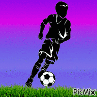 Futbol animovaný GIF