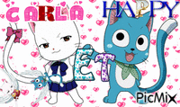 Carla et Happy - Бесплатный анимированный гифка