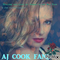 AJ COOK FANS 1ST MONDAY - Free animated GIF