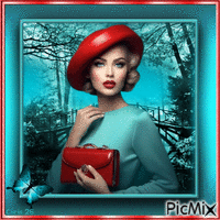💦 Vintage Woman 💦 - 免费动画 GIF
