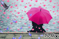 lluvia - GIF animado gratis