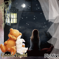 Bonne nuit! - Free animated GIF
