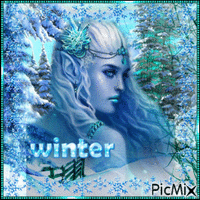 Elf in Winter