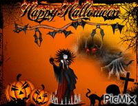 happy halloween Animated GIF