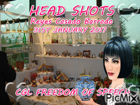 HEAD SHOTS 31ST JAN - GIF animado grátis