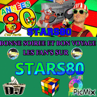 STARS80 SUR FACEBOOK - Nemokamas animacinis gif