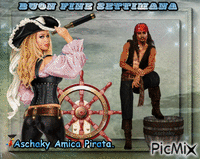 Aschaky Amica Pirata GIF animé