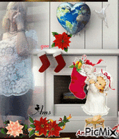 joyeux Noël***عيد ميلاد مجيد**Merry Christmas - Besplatni animirani GIF