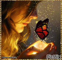 Papillon magique - Ingyenes animált GIF