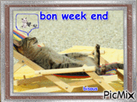bon week end - Ingyenes animált GIF
