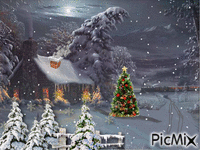 зима - GIF animado grátis