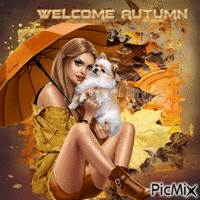 Welcome Autumn - GIF animé gratuit