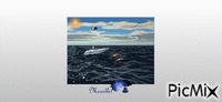 à la mer - Ilmainen animoitu GIF